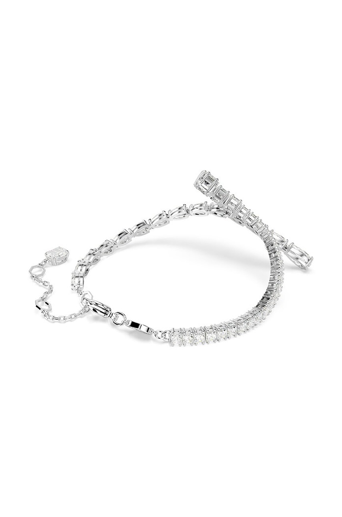 Swarovski bratara MATRIX argintiu 5693154