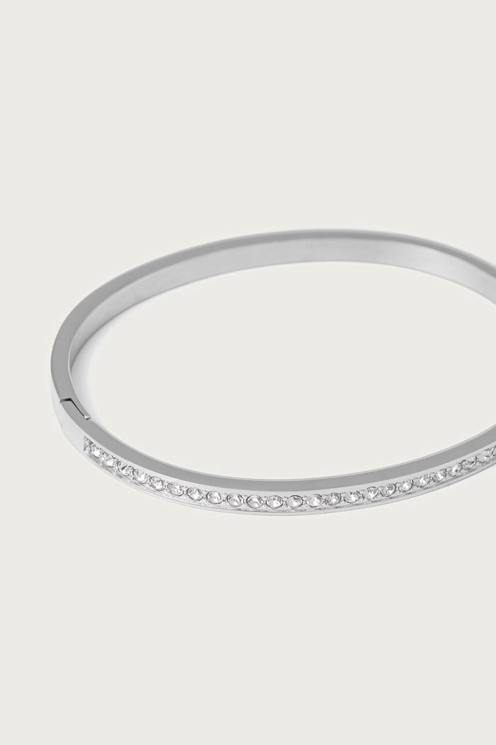Guess Bransoletka damska ze stali nierdzewnej JUBB02.248JW srebrny AW25