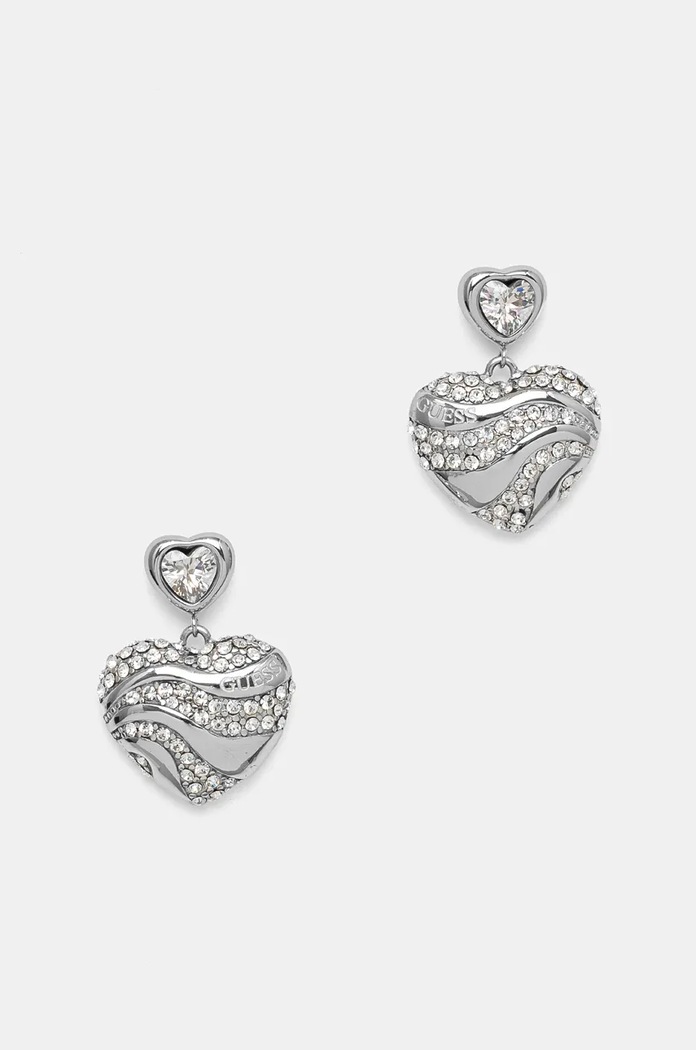 Guess Kolczyki srebrny JUBE04.499JW