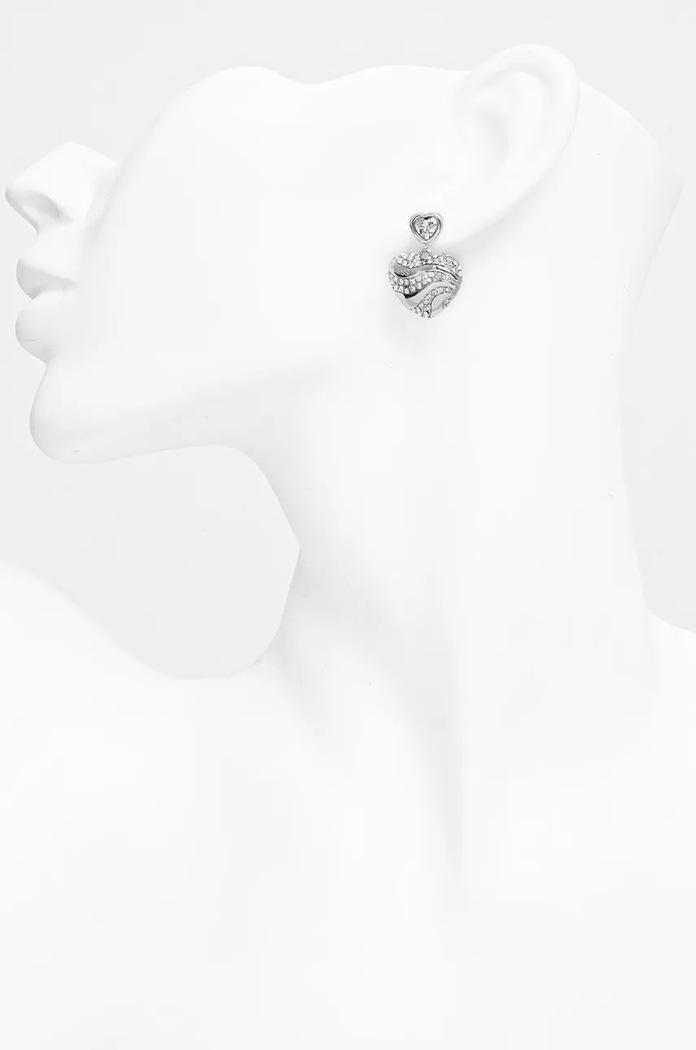 Akcesoria Guess Kolczyki JUBE04.499JW srebrny