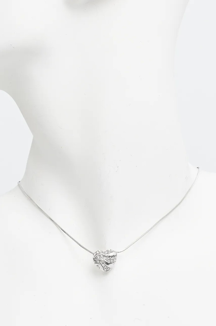 Accesorii Guess colier JUBN04.501JW argintiu