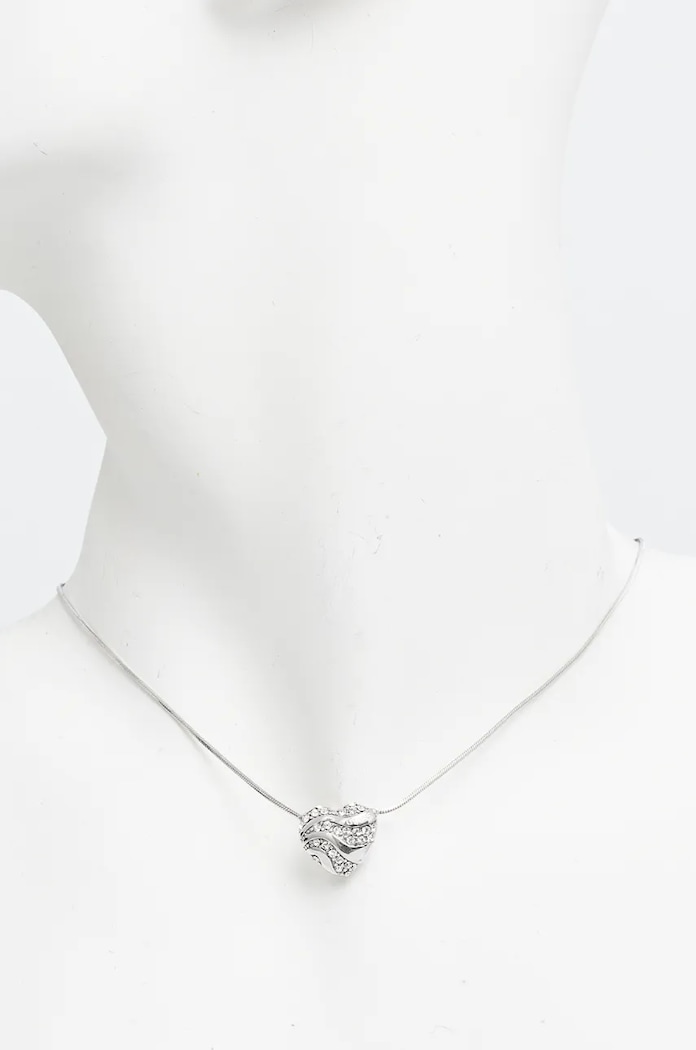 Accesorii Guess colier JUBN04.501JW argintiu