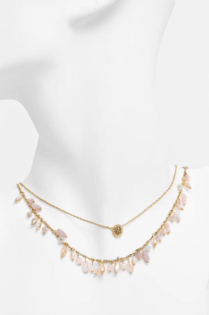 Doplňky Náhrdelník Guess JUBN04.683JW zlatá
