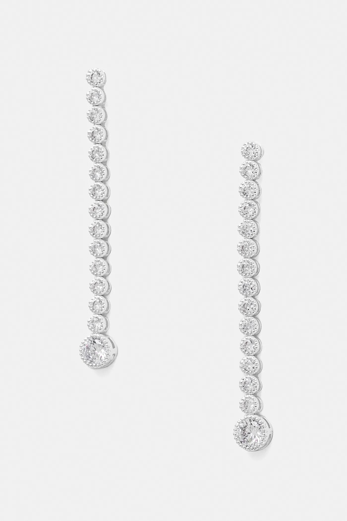 Σκουλαρίκια Lauren Ralph Lauren ζιρκόνια ασημί 14G00883