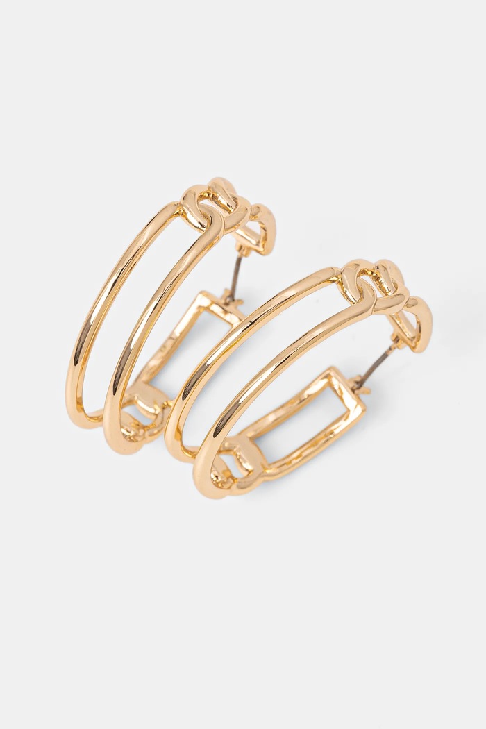 Naušnice Lauren Ralph Lauren zlatna 14G00928