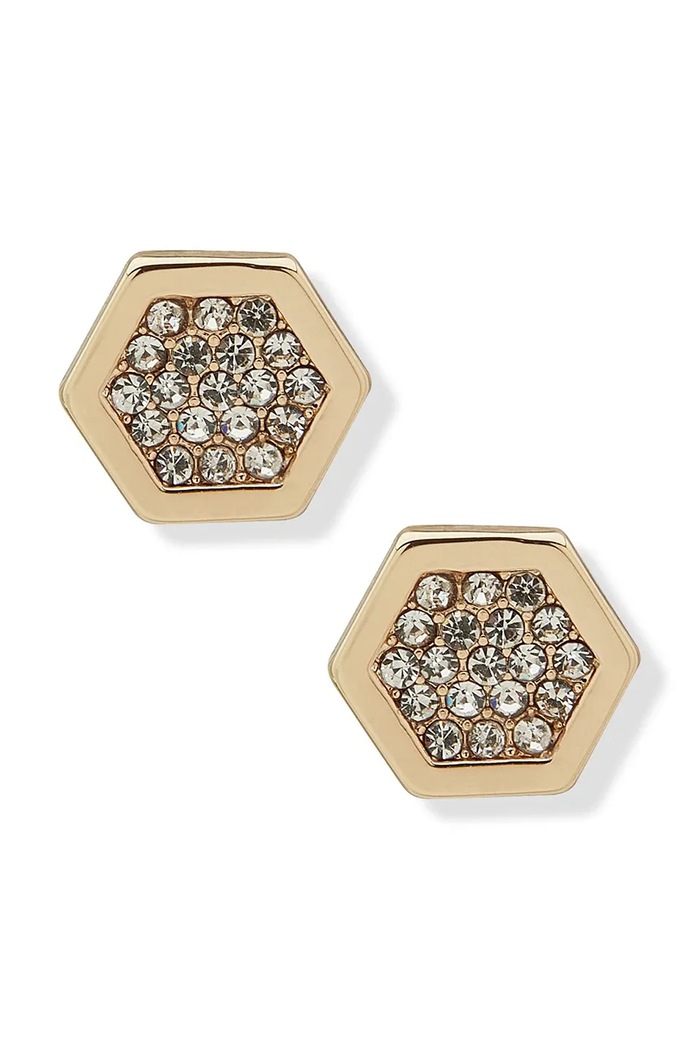 Dkny cercei zirconiu cubic aur 04G00659