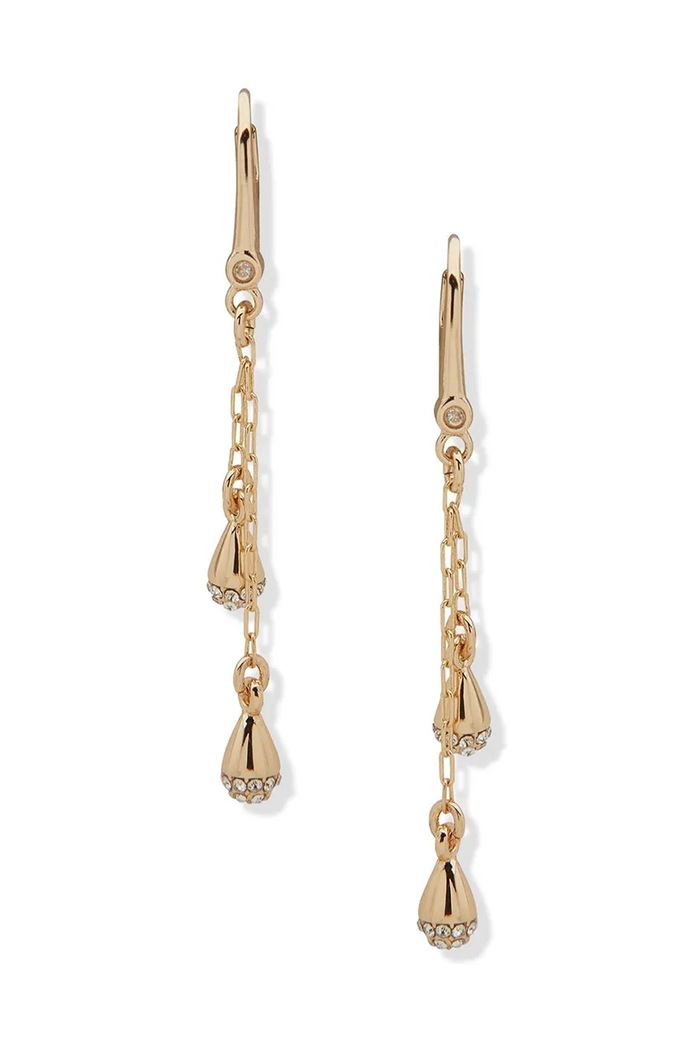 Dkny cercei zirconiu cubic aur 04G00663