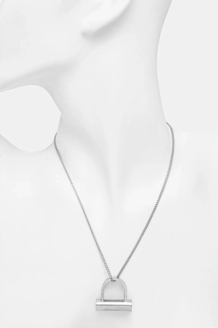 Akcesoria MM6 Maison Margiela naszyjnik SM7UU0072.P7065 srebrny