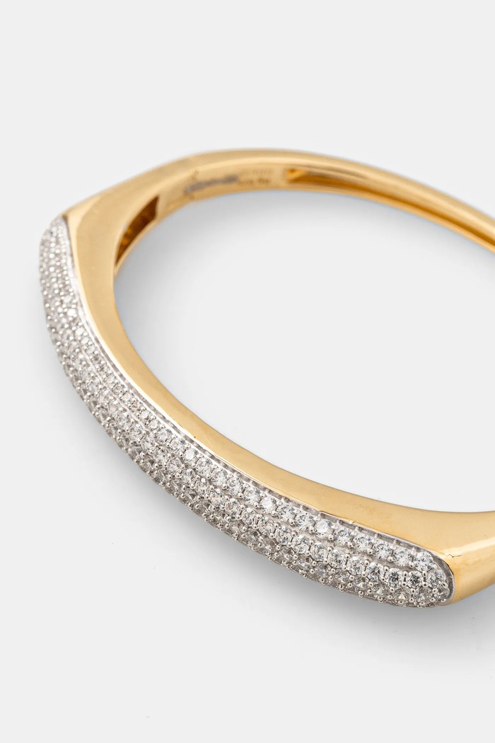 Stříbrný náramek Guess JSBB04.498JW zlatá AW24