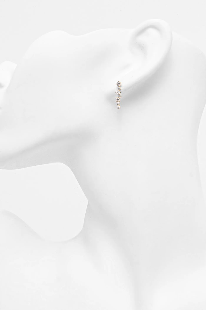Dodatki Srebrni uhani Guess JSBE04.490JW zlata