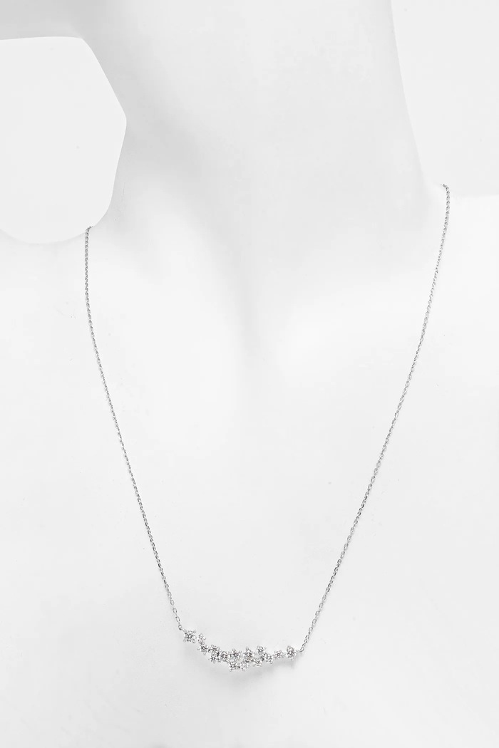 Doplňky Stříbrný náhrdelník Guess JSBN04.465JW stříbrná