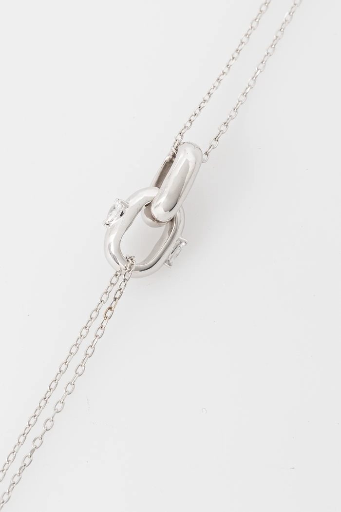 Doplňky Stříbrný náhrdelník Guess JSBN04.558JW stříbrná