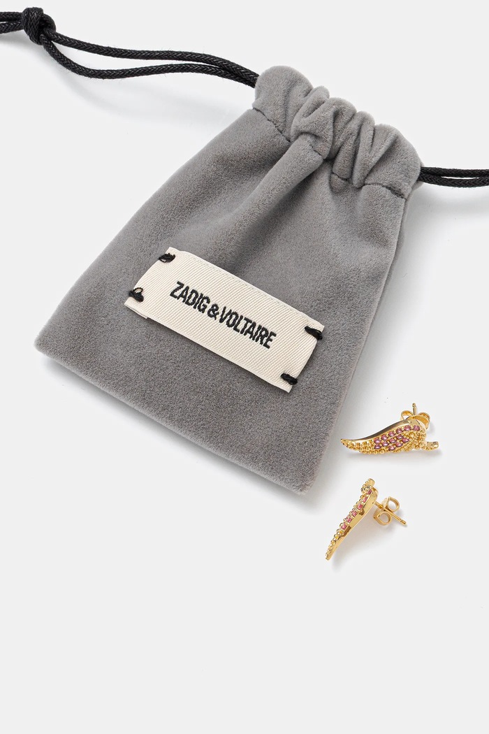 ZADIG&VOLTAIRE kolczyki złoty OWJW00630