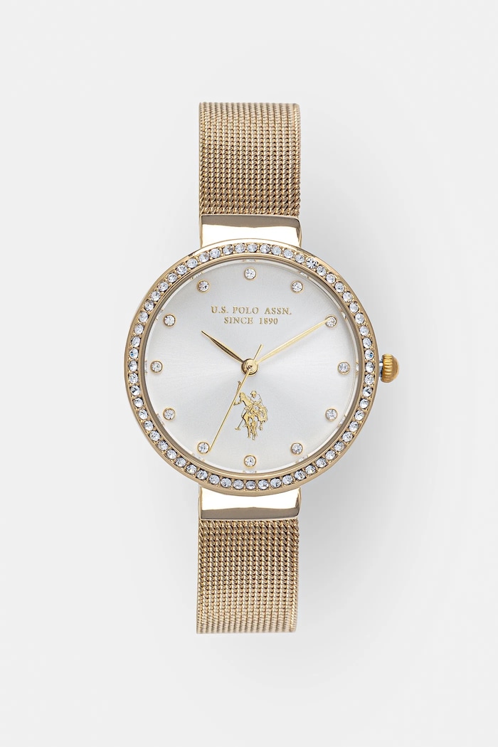 Ρολόι U.S. Polo Assn. CAMILLE χρυσαφί USP8110YG