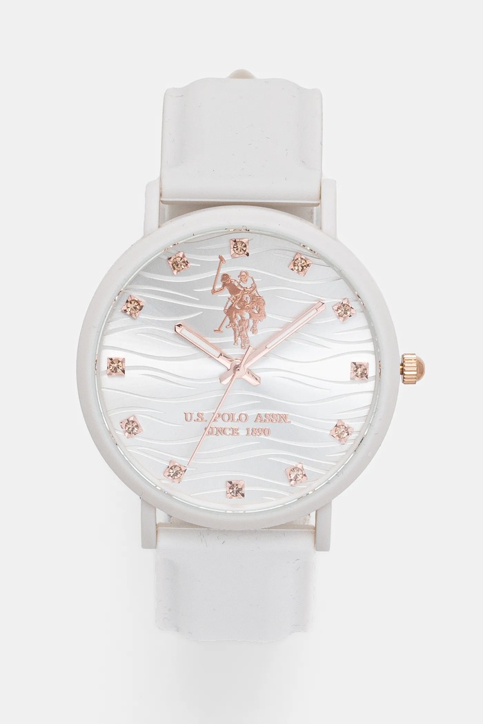 U.S. Polo Assn. ceas LUCYCRYSTAL alb USP8264RG