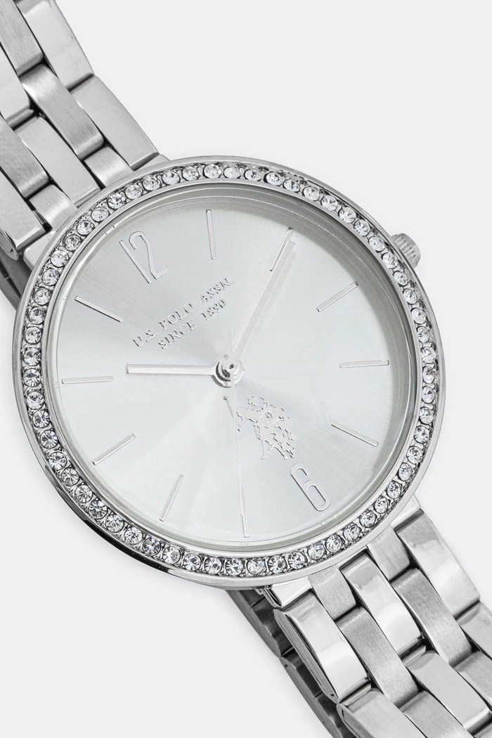 U.S. Polo Assn. zegarek ROSE USP8274ST srebrny AW24