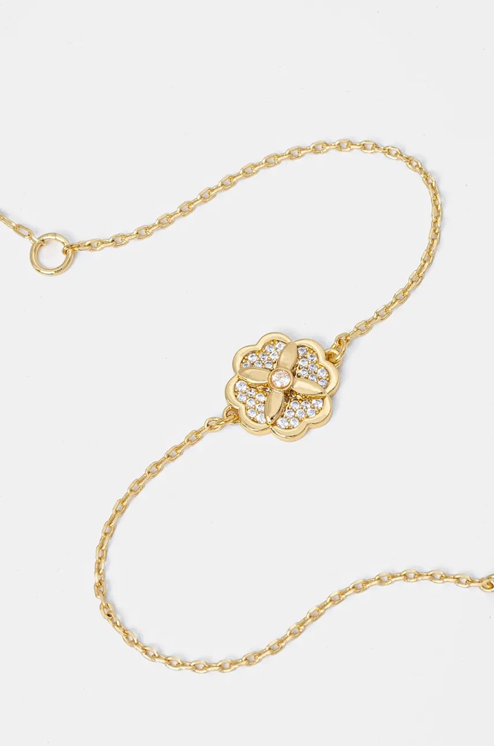 Βραχιόλι Kate Spade KJ316 χρυσαφί SS25