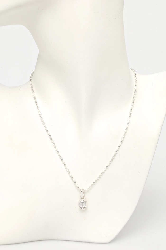 Doplňky Postříbřený náhrdelník HATTON LABS Hatton Pendant HL.W4.111.01 stříbrná