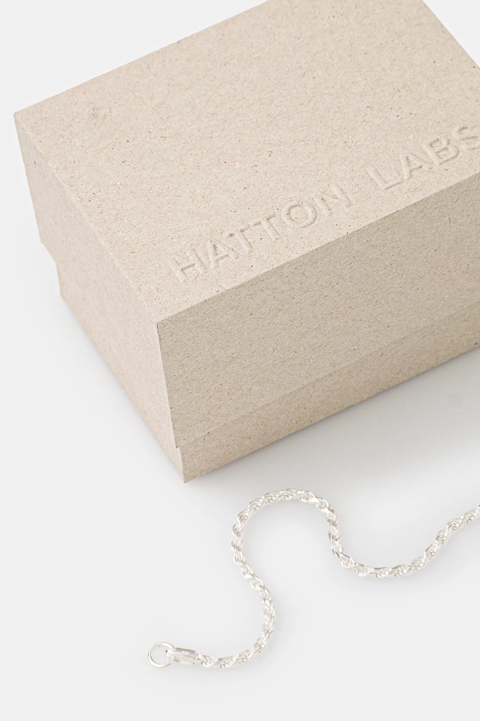 Accessories HATTON LABS silver bracelet Twisted Rope Bracelet M HL.W4.351.SL silver