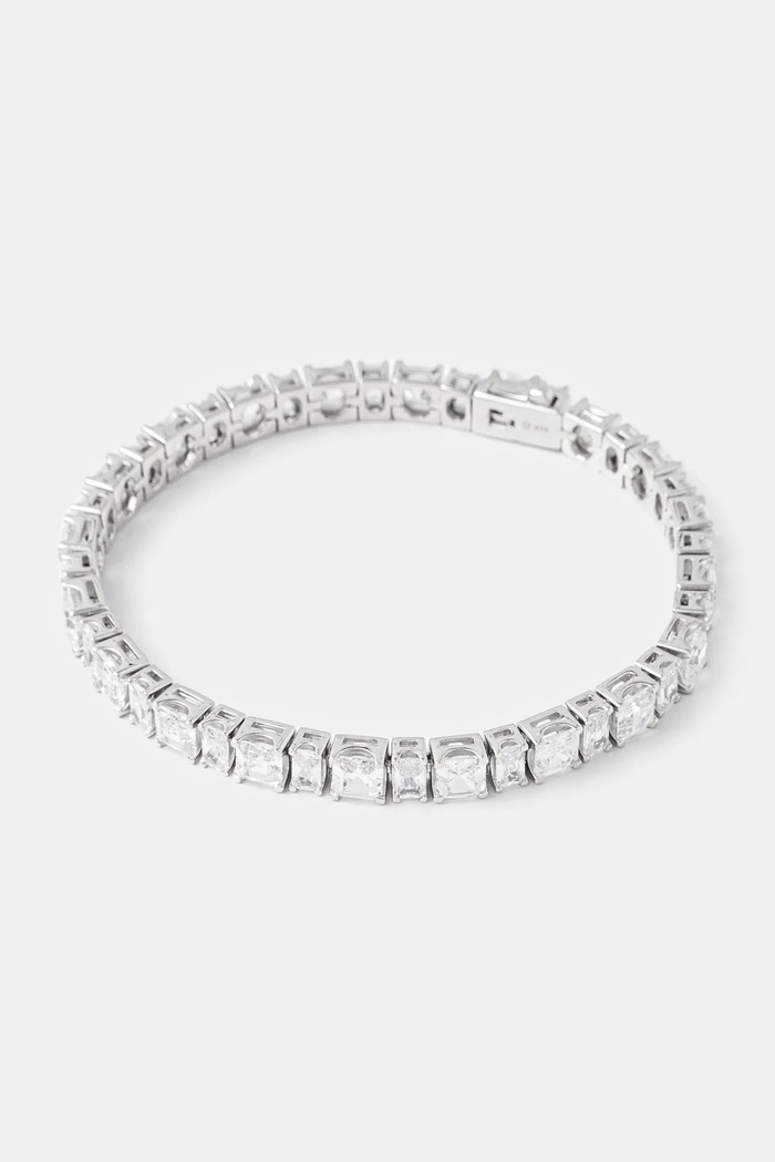 Ασημένιο βραχιόλι HATTON LABS Puzzle Tennis Bracelet ασήμι ασημί HL.W4.854.01