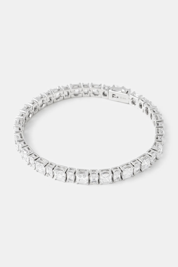 Ασημένιο βραχιόλι HATTON LABS Puzzle Tennis Bracelet ασήμι ασημί HL.W4.854.01