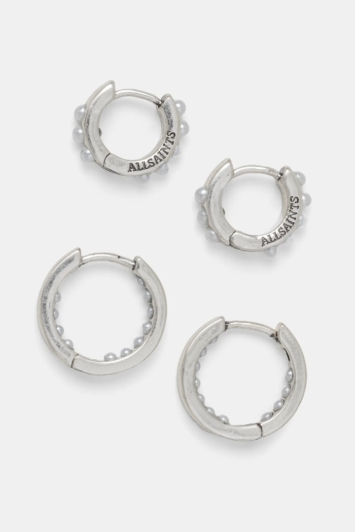AllSaints orecchini argento 37477527SLV041