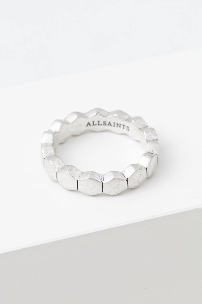 AllSaints inel de argint argintiu 500107SLV041