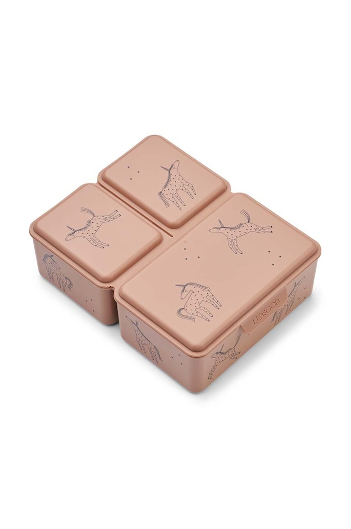 Dětský obědový box Liewood Driss Lunchbox LW19266.G růžová AW24