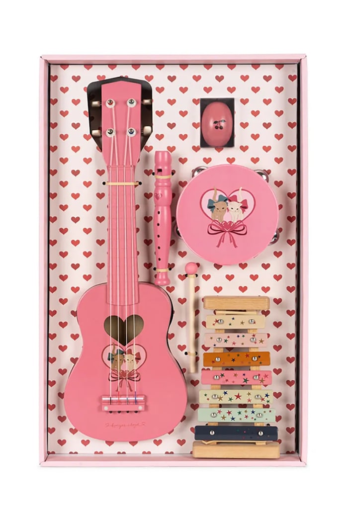 Konges Sløjd zestaw instrumentów muzycznych ALL I WISH FOR - MUSIC FSC KS102171.G różowy AW24