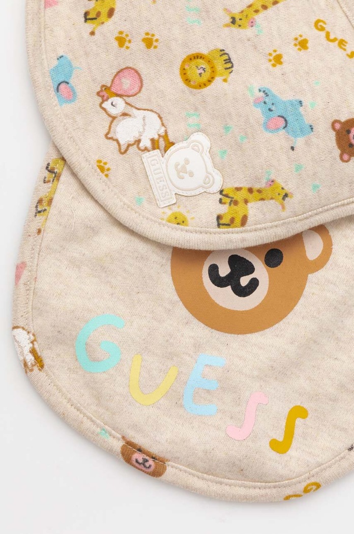 Podbradnjak za bebe Guess 2-pack H4YZ10.KAE10.9BYH bež AW25