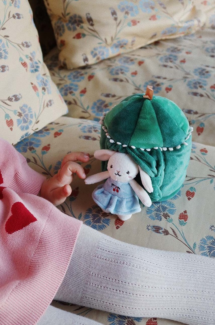 Παιχνίδι αγκαλιάς μωρού Konges Sløjd BUNNY GOES BALLERINA Βρεφικό προϊόν πράσινο KS101442