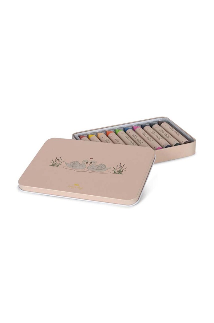 Voskové pastelky Konges Sløjd CRAYONS BEES WAX 10 PCS 10-pack Dárkový box béžová KS101468