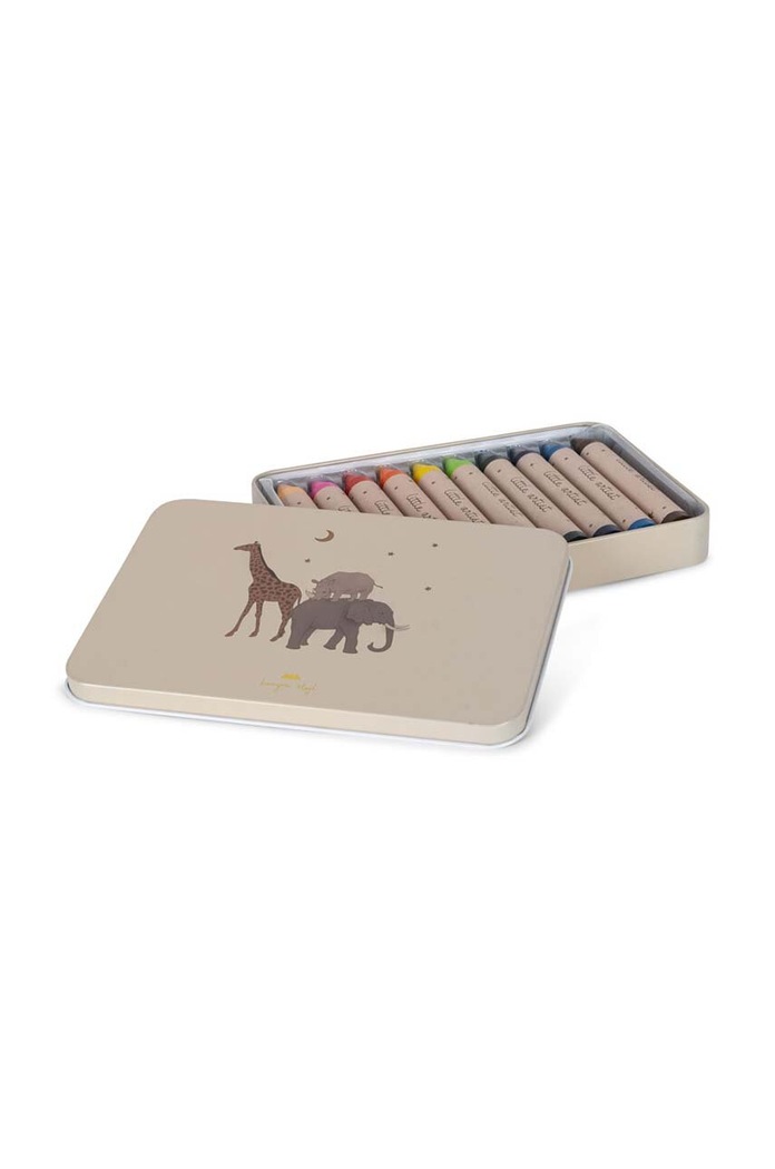 Voskovky Konges Sløjd CRAYONS BEES WAX 10 PCS 10-pak Darčekový box béžová KS101468