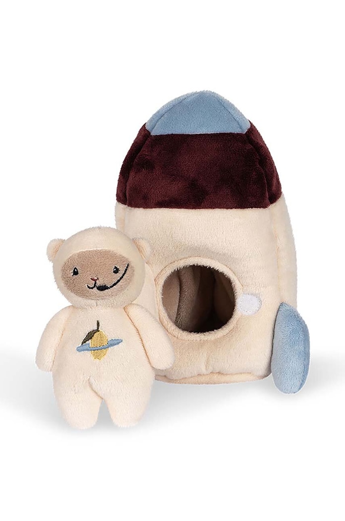 Бебешка играчка за гушкане Konges Sløjd TEDDY IN OUTER SPACE За бебета бежов KS101703