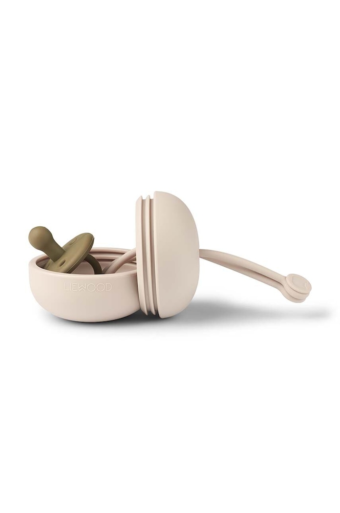 Liewood husa de suzeta pentru bebelusi Philip Pacifier Box bej LW14267.K