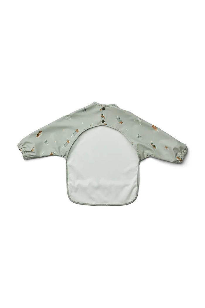 Liewood Bavețică copii Merle Printed Cape Bib LW14782 verde AA00
