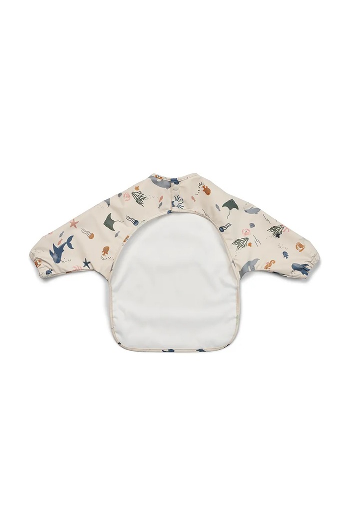 Liewood dětský bryndák Merle Printed Cape Bib LW14782 béžová AA00