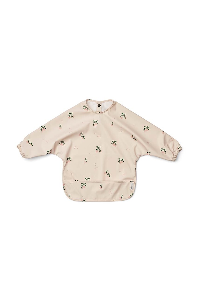 Liewood Bavețică copii Merle Printed Cape Bib LW14782 bej AA00