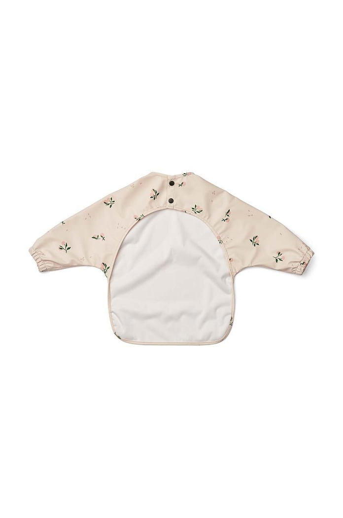 Băieți Liewood Bavețică copii Merle Printed Cape Bib LW14782 bej