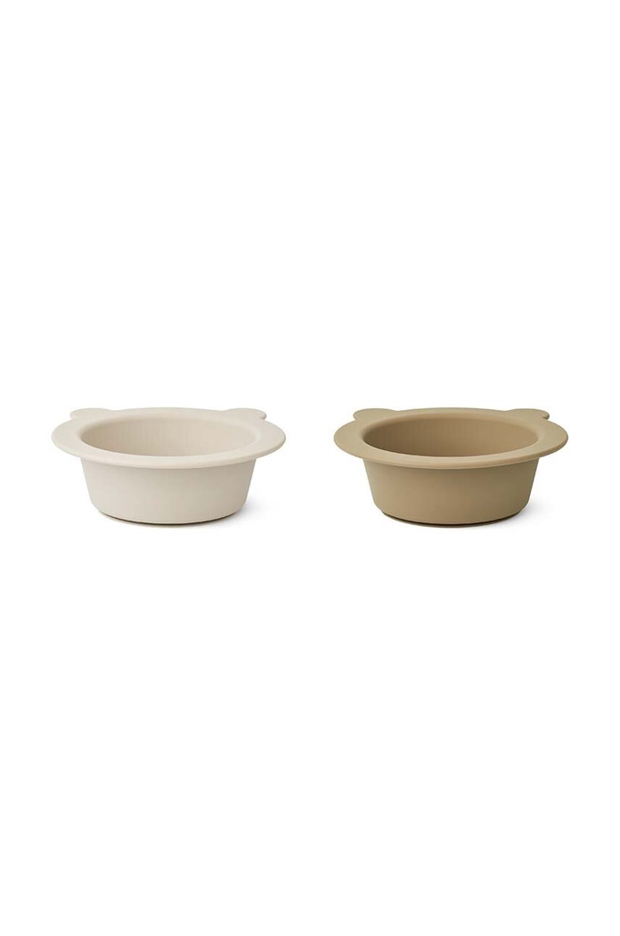Liewood zestaw miseczek Peony Suction Bowl 2-pack LW15103 beżowy AA00