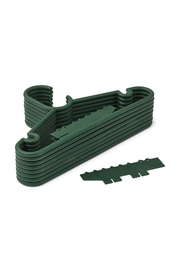 Liewood wieszak dziecięcy Falton crocodile hanger 8-pack 8-pack zielony LW18223