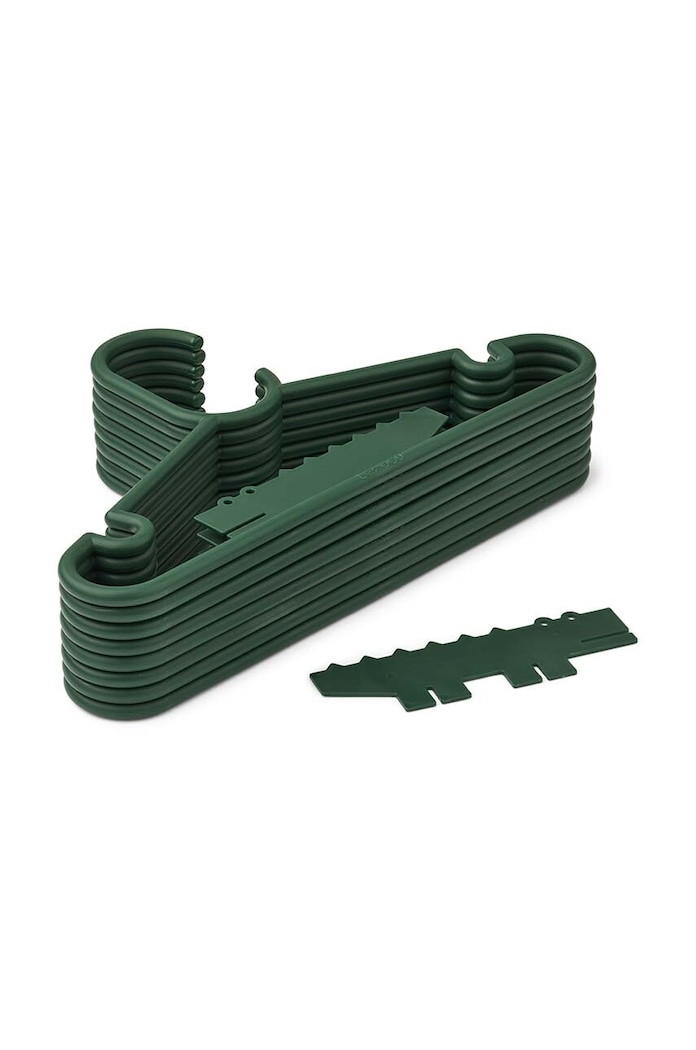 Liewood wieszak dziecięcy Falton crocodile hanger 8-pack 8-pack zielony LW18223