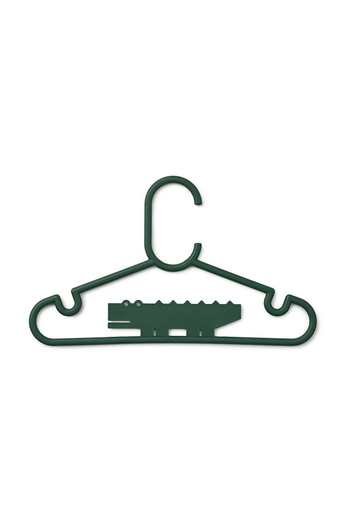 Chłopiec Liewood wieszak dziecięcy Falton crocodile hanger 8-pack 8-pack LW18223 zielony
