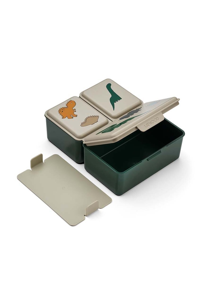 Liewood lunchbox dziecięcy Driss Lunchbox LW19266 zielony SS25
