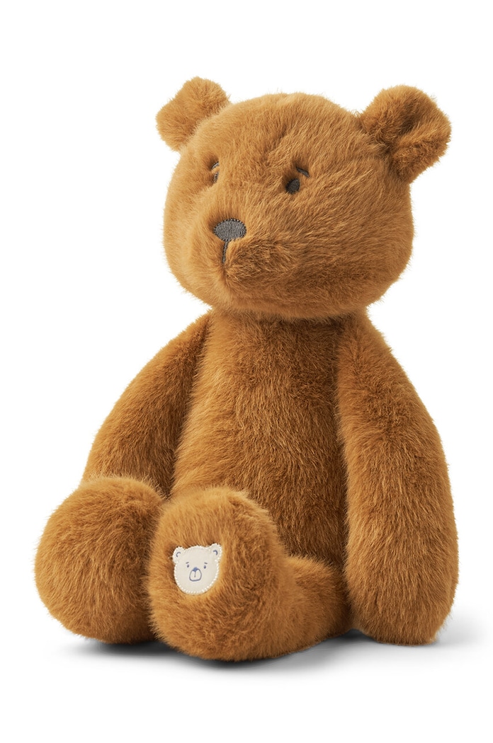 Detská plyšová hračka Liewood Berto Bear Teddy Pre bábätká hnedá LW19353