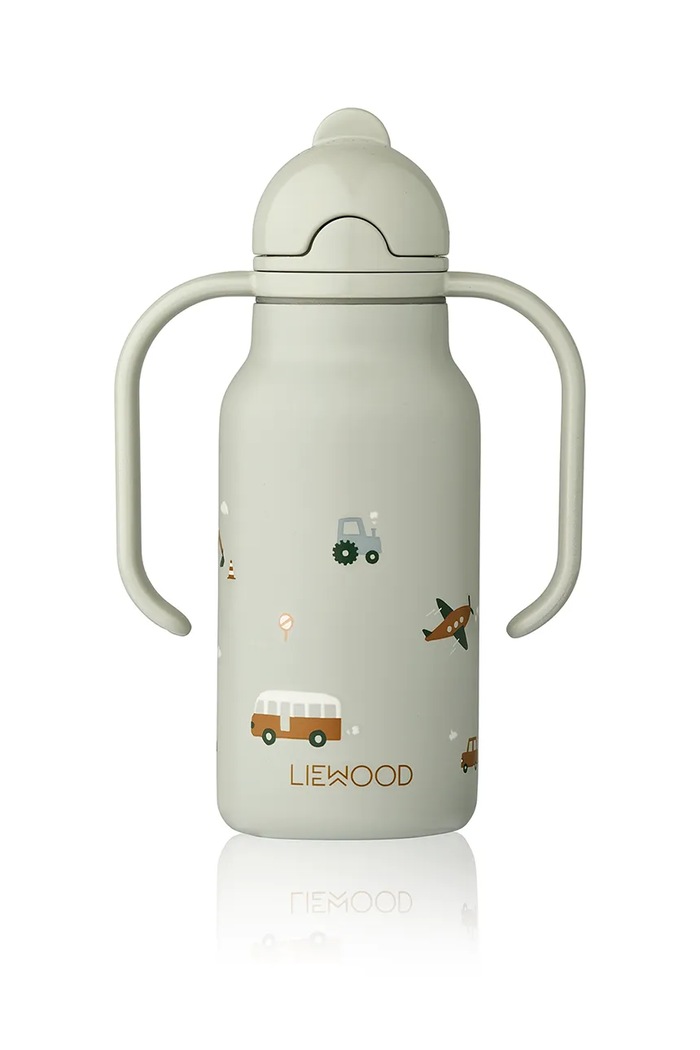 Termo fľaša pre deti Liewood Kimmie Water Bottle 250 ml sivá LW19618