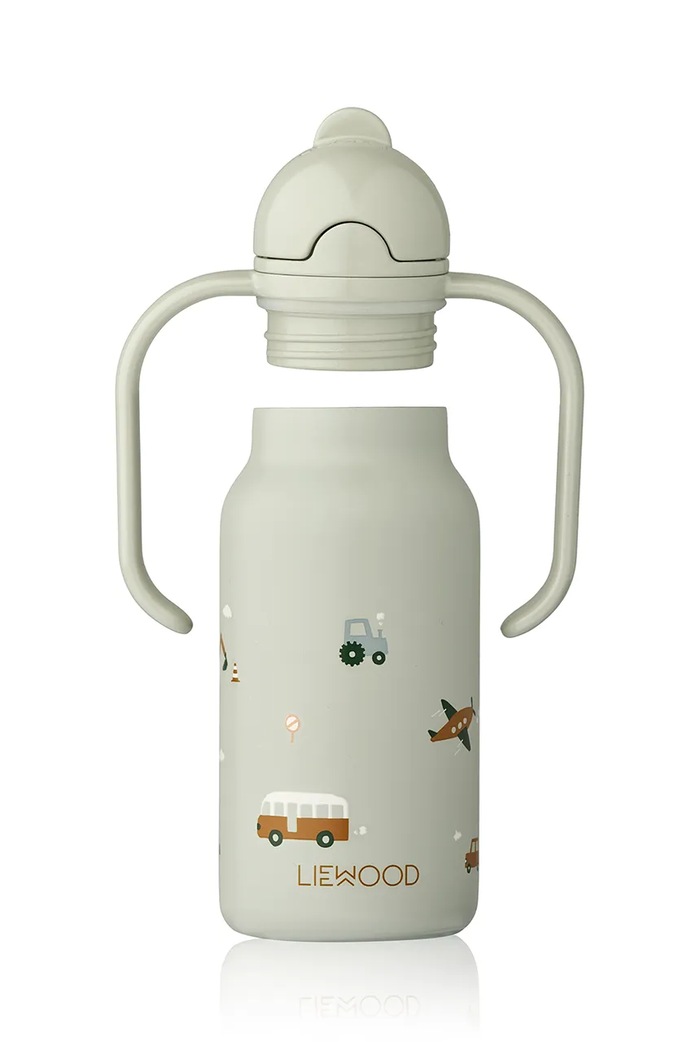 Termo fľaša pre deti Liewood Kimmie Water Bottle 250 ml sivá LW19618