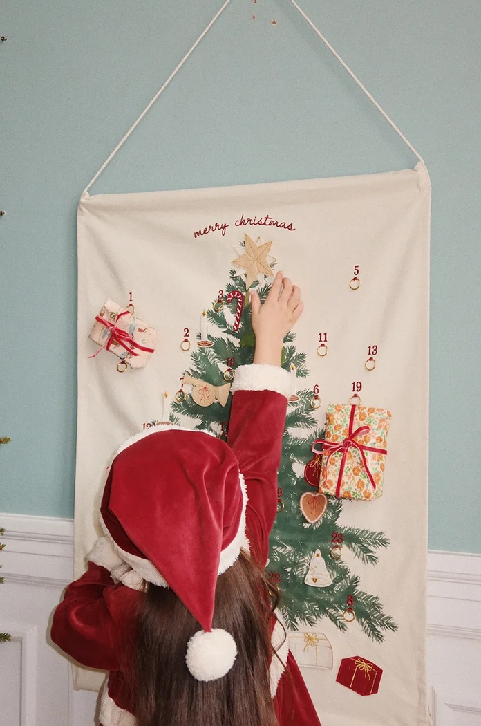 Konges Sløjd Адвент календарь для детей Konges Sløjd CHRISTMAS CALENDAR DECORATION бежевый KS101923