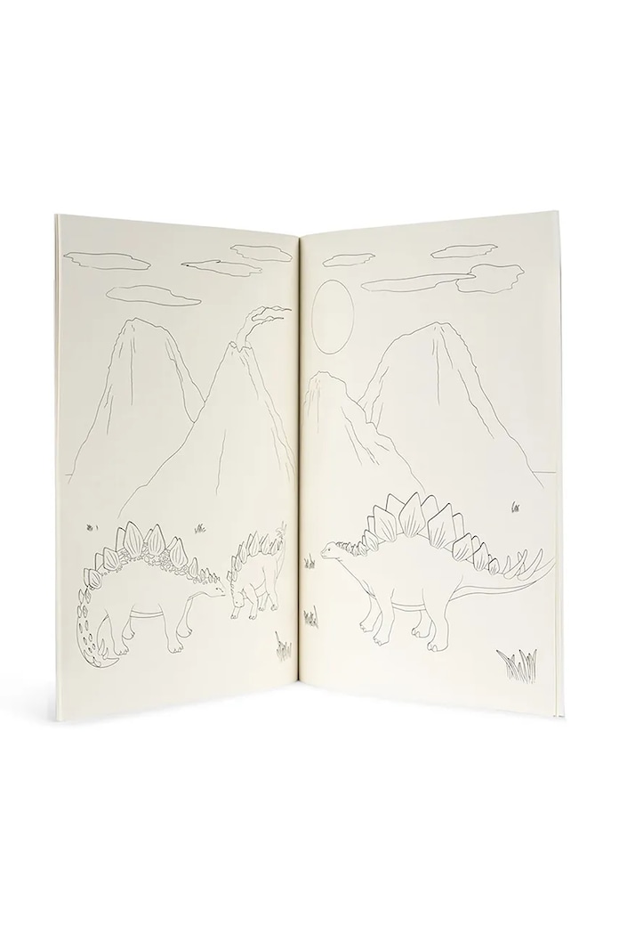 Книжка за оцветяване Konges Sløjd COLORING BOOK AND CRAYONS KS101936 зелен AW24