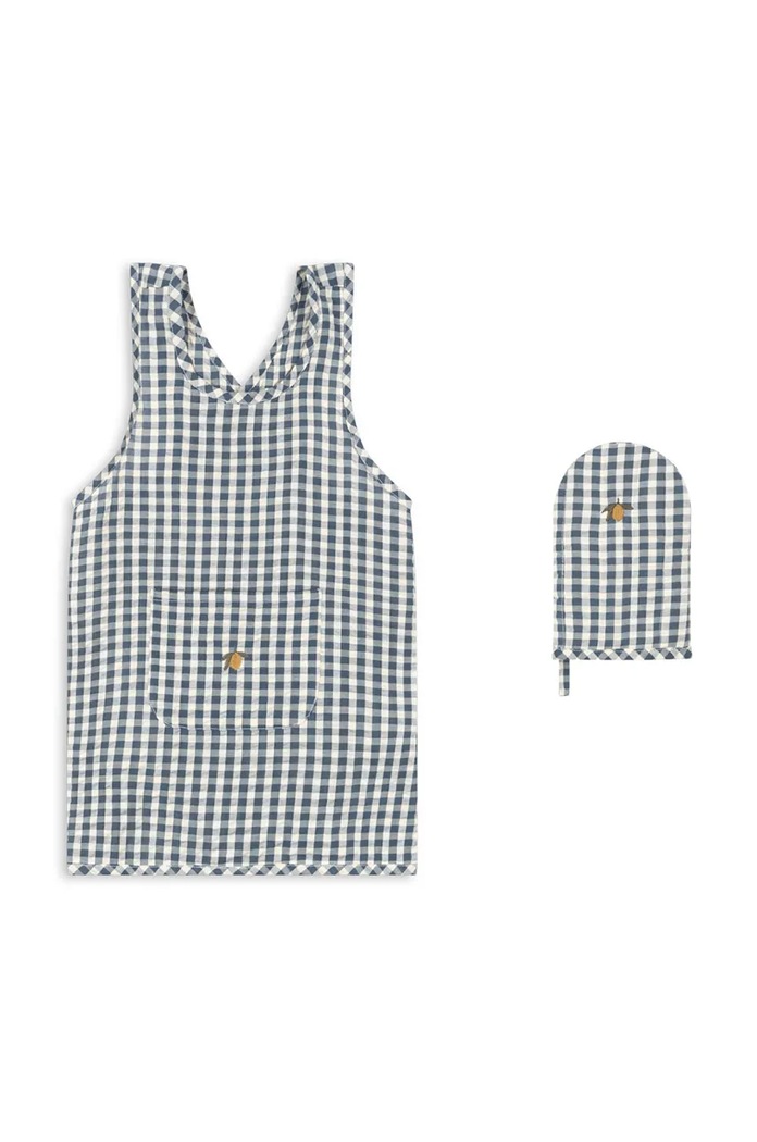 Konges Sløjd Fartuch dziecięcy KIDS APRON SET granatowy KS102010